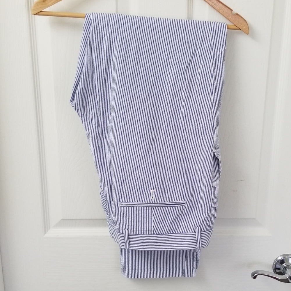 Searsucker Chino Slacks